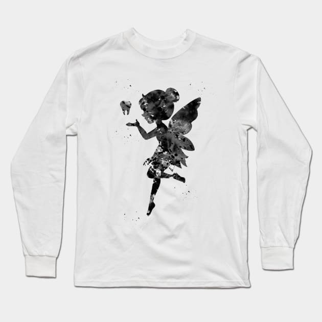 Tooth Fairy Long Sleeve T-Shirt by erzebeth